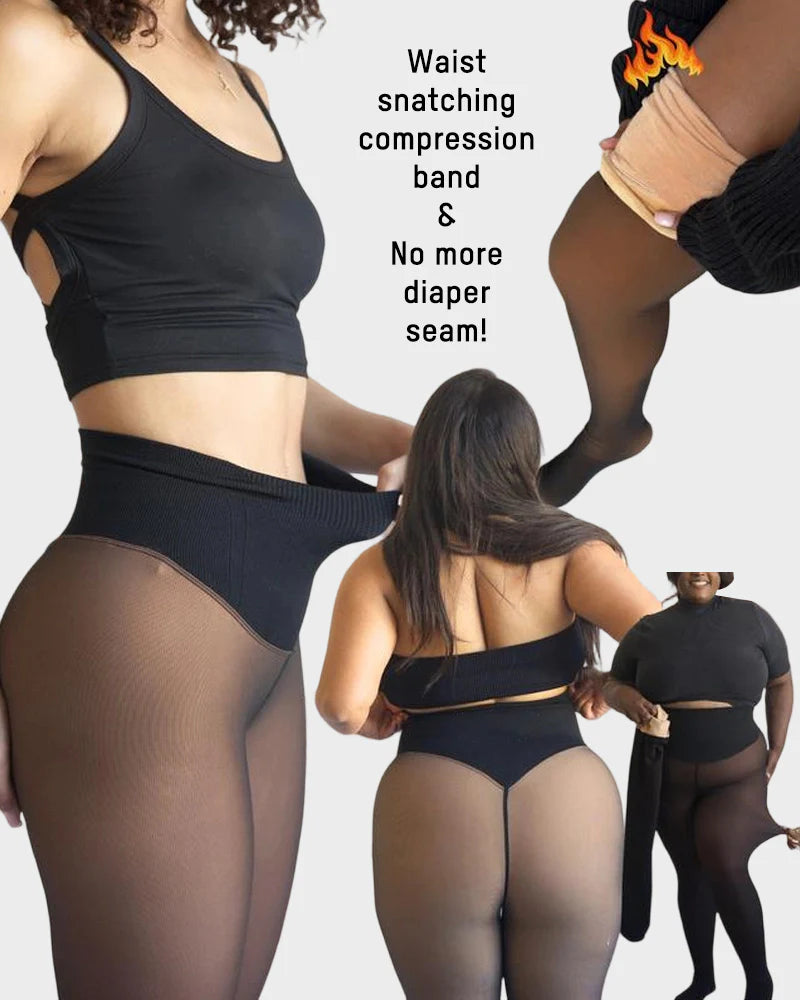 GlOW UP VIRAL MAGIC LEGGING WITH COMPRESSION BAND % SEAM